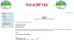 Desktop Screenshot of norcalqrp.org