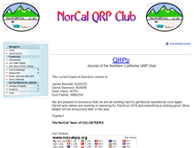 Tablet Screenshot of norcalqrp.org